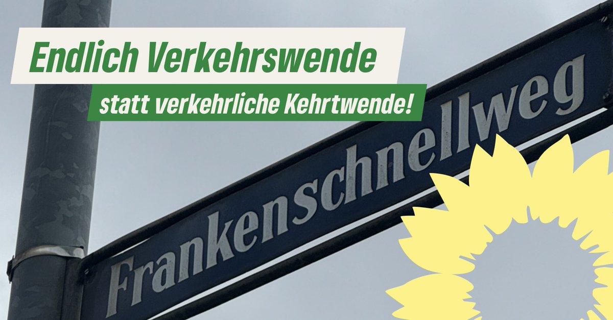 Mit der Urteilsverkündigung zum Ausbau des Frankenschnellwegs wurde nun einem Projekt stattgegeben, das bereits seit Jahren überholt ist. Aber Baurecht ist keine Baupflicht - Zeit, sich ehrlich zu machen zugunsten einer zeitgemäßen Stadtentwicklung:
gruenlink.de/2rlt