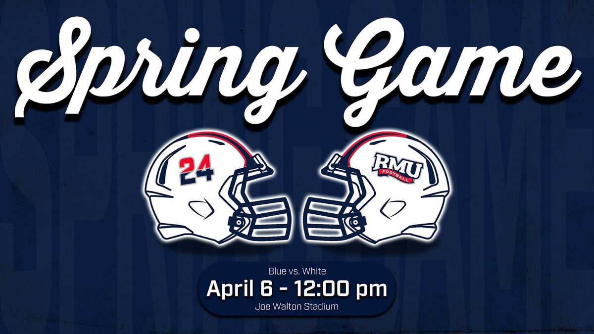 Last Week of Spring Practice ...LOADING... Can't wait to put on a show to the @RMU faithful and past/future @RMU_Football Colonials! #PUSHNPULL #foRMUlaO RSVP BELOW: 👇 fevo-enterprise.com/2024rmu