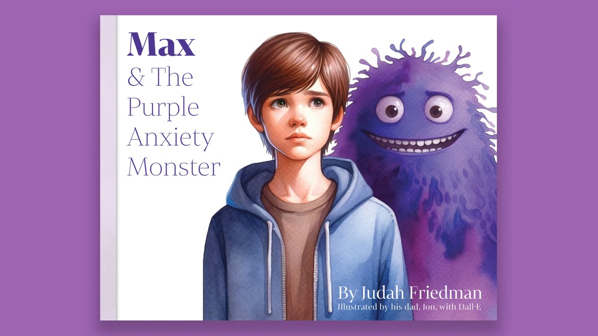 13-year-old author Judah Friedman recently published his debut children’s book, “Max & the Purple Anxiety Monster,” to comfort and uplift children who are dealing with anxiety. His dad, Jon Friedman, corporate VP of Design at Microsoft, blended technology with artistry by…