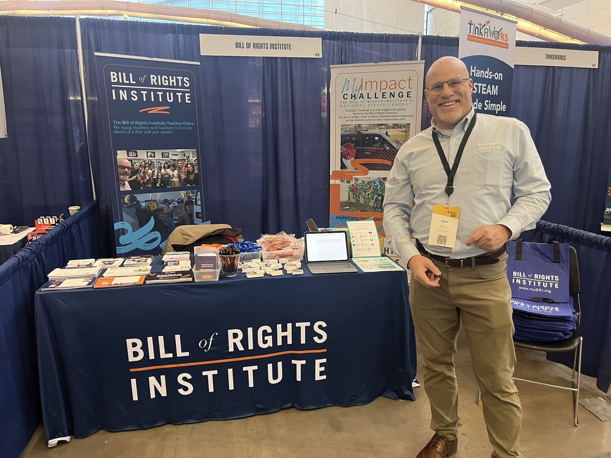 Having fun at the National Catholic Educational Association conference in Pittsburgh sharing @BRInstitute free resources and programs! @NCEATALK #NCEA2024