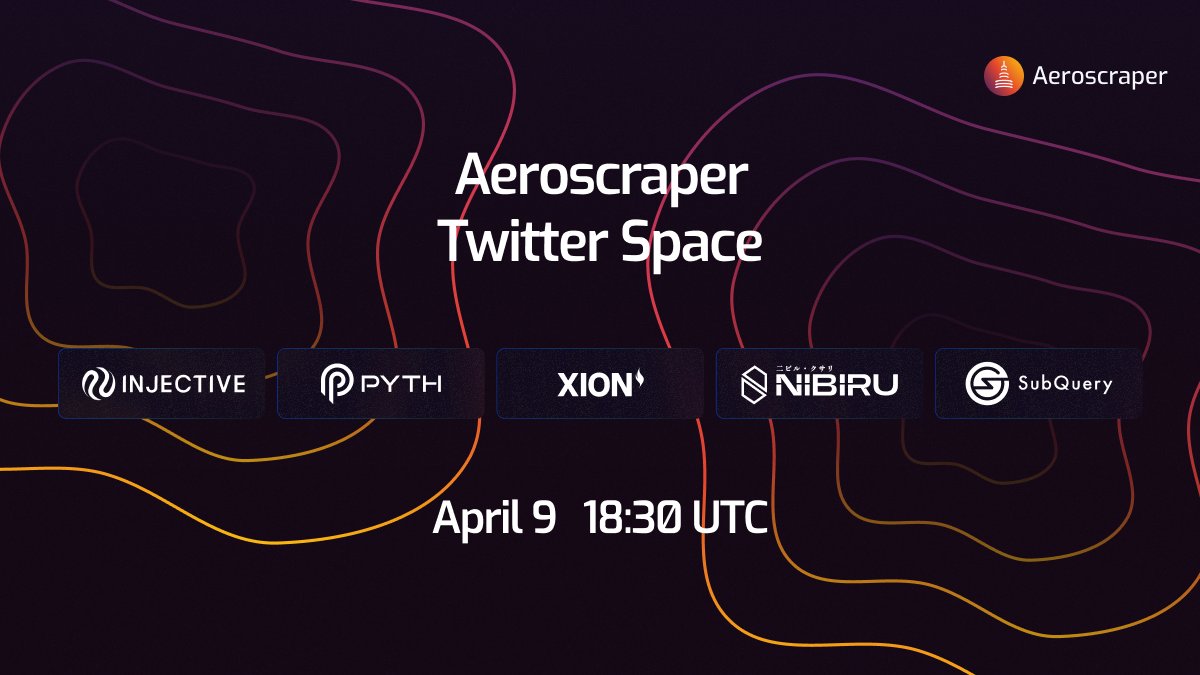 🌆Join us for a Twitter Space on the Future of Stablecoin Systems! 🚀 We'll explore the philosophical, technical, and practical aspects of stablecoin systems. 🗓️ 9th April 2024 ⏰UTC 18.30 🎙️Speakers: @injective, @NibiruChain, @burnt_xion, @PythNetwork and @SubQueryNetwork…
