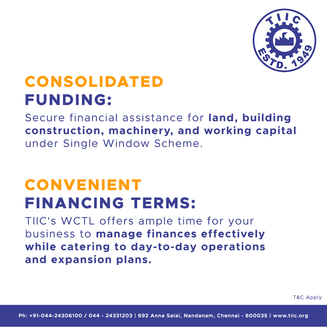 tiicofficial's tweet photo. Apply once for multiple services, streamlining your path to success effortlessly.
For more details, visit: https://t.co/bp7KM1Pqzz
#TIIC #TIICFinance #SingleWindowScheme #BusinessTransformation #FinancialFreedom #DreamsToReality #EmpowerWithTIIC #WCTLSupport #FlexibleRepayments https://t.co/dnH0hRqF5a