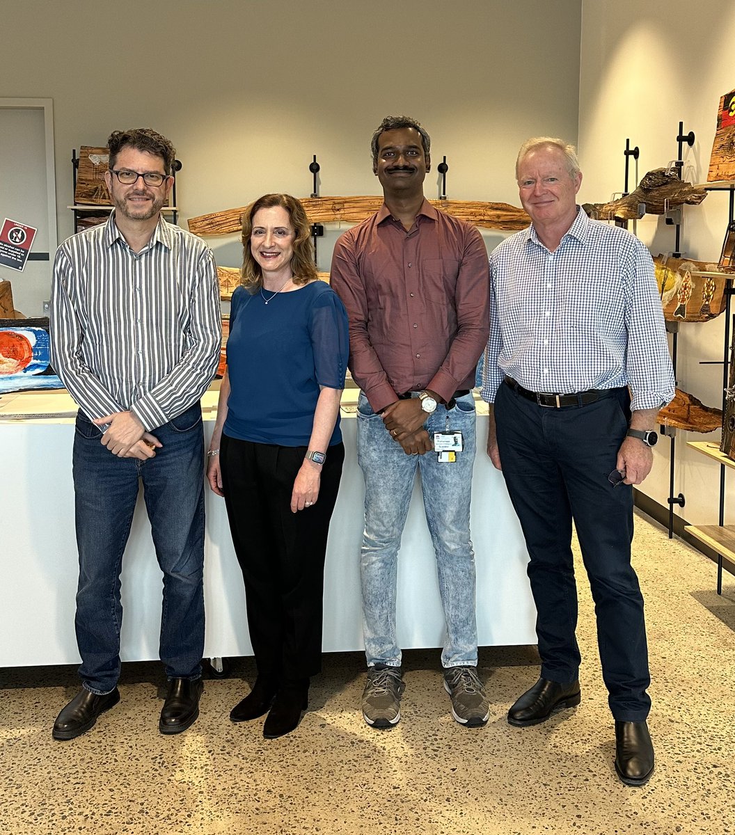 Had a great visit at University of Sydney with former post doc Pratamesh Nadar Ponniah & his 2 new mentors Jose Antonio Lopez Escamez & Gary Housley