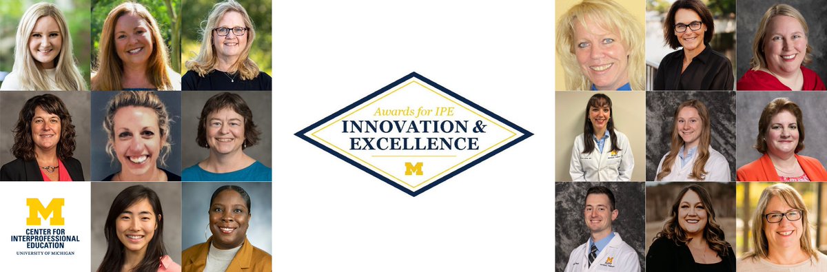 umichHealthIPE's tweet image. Congratulations to this year&apos;s winners of the Center for Interprofessional Education Awards for IPE Innovation &amp;amp; Excellence! This year&apos;s honorees hail from @UMichNursing, @UMFlintNursing and @UMFlintCHS. #UMHPEDay  

Read about this year&apos;s recipients: michmed.org/wrr2n.