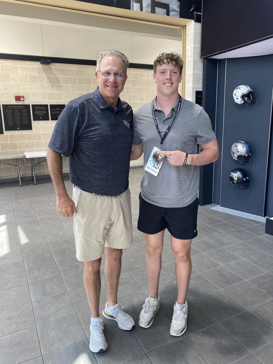JoshStanford18's tweet photo. Had a great time with @CoachGusMalzahn and the UCF football program today @CoachAlexMathis @karlos_sr @_frib @CoachMosah https://t.co/4PhDEe4knI