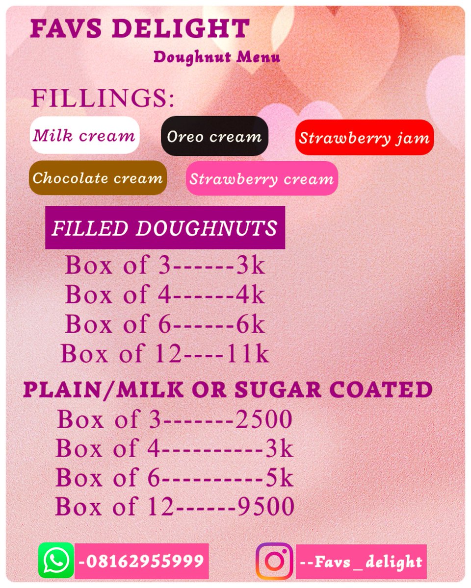 Hello tweethearts. Our milky fluffy doughnuts will be available tomorrow. Location: Ibadan