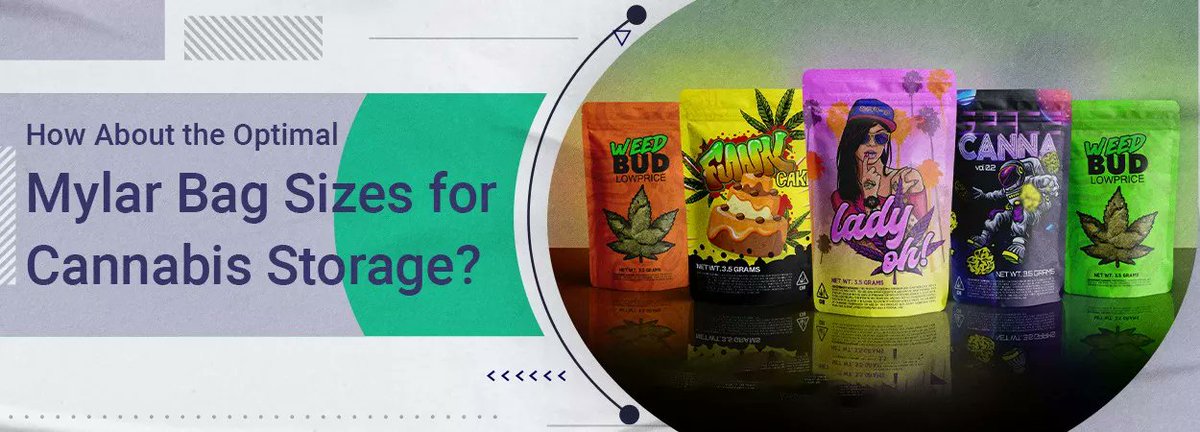 Discover the perfect Mylar bag sizes for storing your cannabis with optimal freshness and potency! 🌿 Learn about ideal dimensions and materials to preserve your product's quality longer. Read more thecustommylarbags.com/how-to-get-the…  #CannabisStorage #MylarBags #PreservationTips #mylarbags