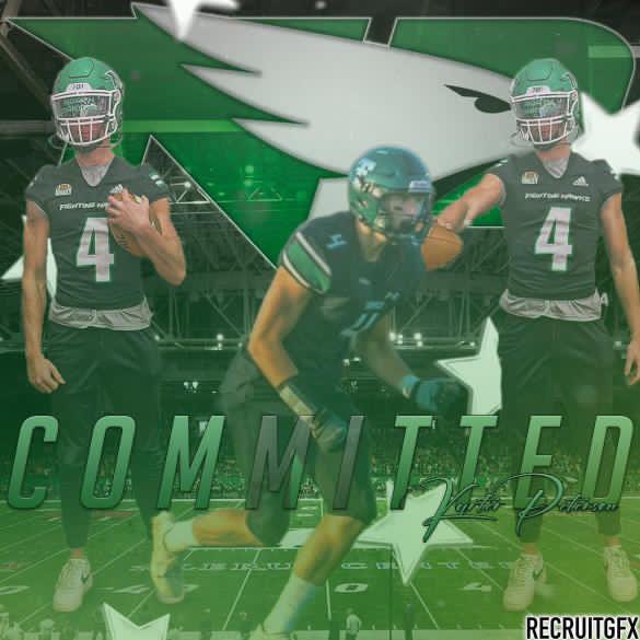 PetersonKarter's tweet image. I am extremely excited and blessed to announce my commitment to the University of North Dakota! 
Go Hawks🦅💚🖤🤍