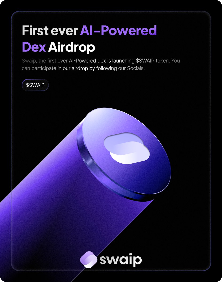 swaiponsol's tweet image. 🎁 GIVEAWAY TIME 🎁

We're giving away $500 in $SOL and also winners will receive $50 in $SWAIP after launch. 🚀
Each winner gets $100 in #SOL + $50 in $SWAIP tokens. 🥳

LIKE + RT and drop your SOL addresses in the comments!

#giveaway #SolanaAirdrop #solana