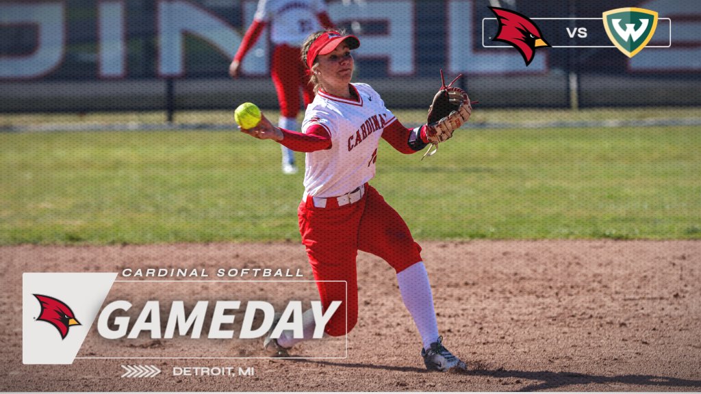 🚨GAME DAY🚨
🥎: <a href="/SVSU_Softball/">Cardinal Softball</a>
🆚: Wayne State
📅: Apr. 6, 2024
🕖: 1:00 &amp; 3:30 PM EST
📍: Detroit, Mich.
📺: bit.ly/3wzQWru
#BeaksUp #GoCards #StandOut #SVSUSB