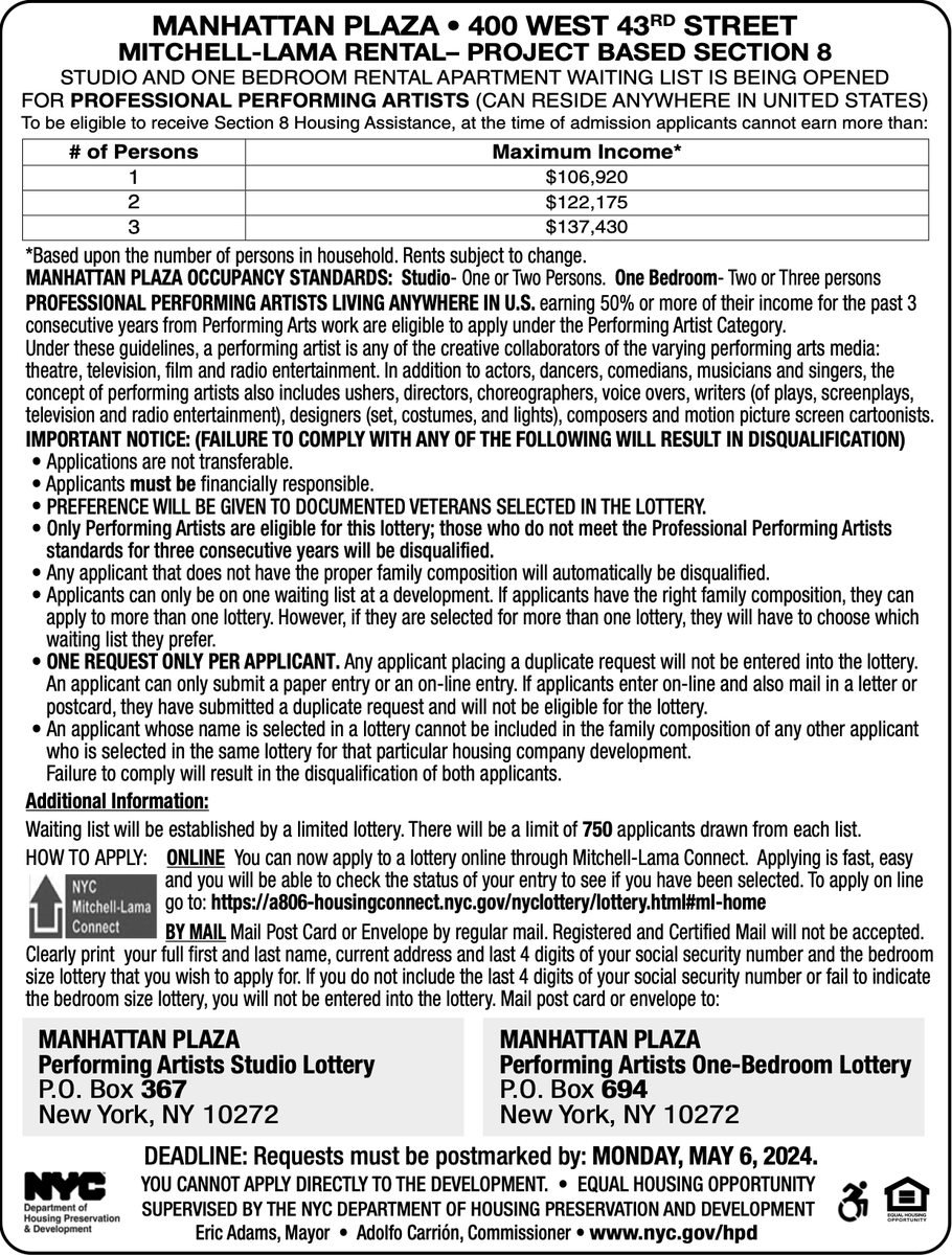 Professional Performing Artists living anywhere in the US earning 50% or more of their income for 3 consecutive years from performing arts work are eligible to apply under the performing arts category.