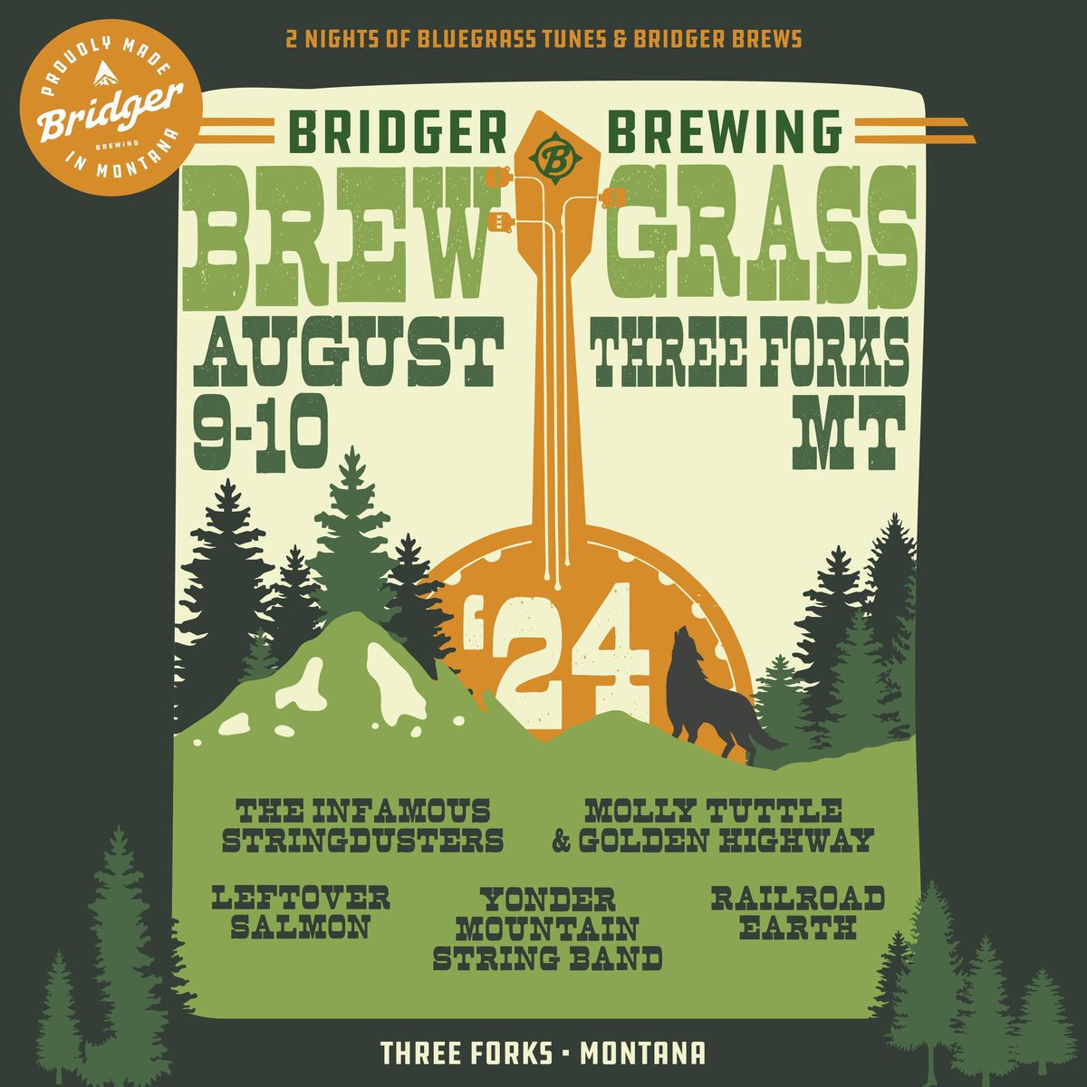 🏔️⛰️🏔️ MONTANA! We're bringing our 2024 summer tour with @RailroadEarth & @YonderMountain to @BridgerBrewing in Three Forks on Sat, Aug. 10th! Get the first crack at pre-sale tickets tomorrow @ 11am MT with code THREEFORKS, followed by the general public on sale Fri @ 10am MT.