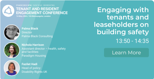 Delighted to be speaking at this event. Who's going? invt.io/1txb7e4k6x1 #Housing #BuildingSafety #Residents #Tenants #Conference #InsideHousing @insidehousing