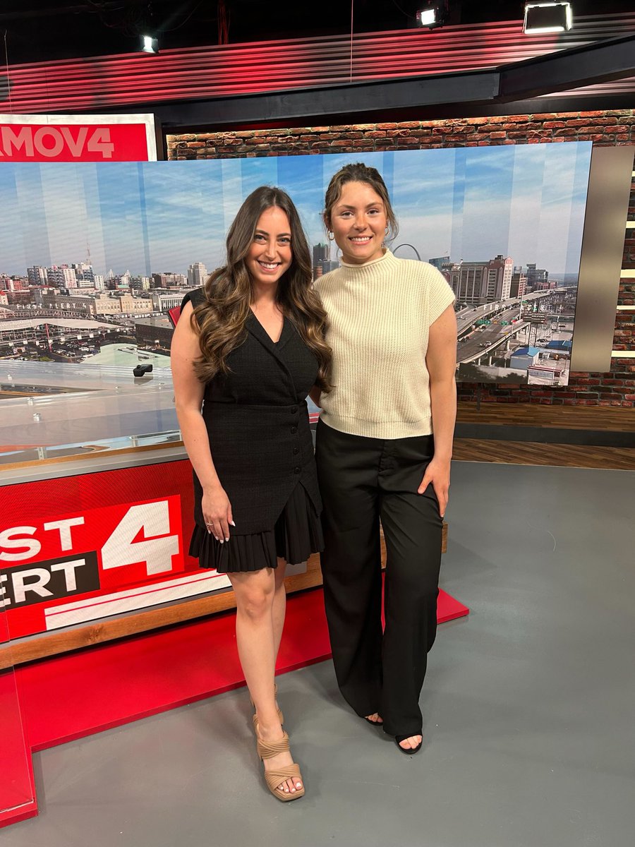 CAPS Associate CaroleAnne spent a day with @tamar_sher at @KMOV over spring break as part of the CAPS shadow program. Thank you, Tamar, for investing in our youth and having CaroleAnne in the studio! Nothing but high praise for the team at KMOV! ❤️