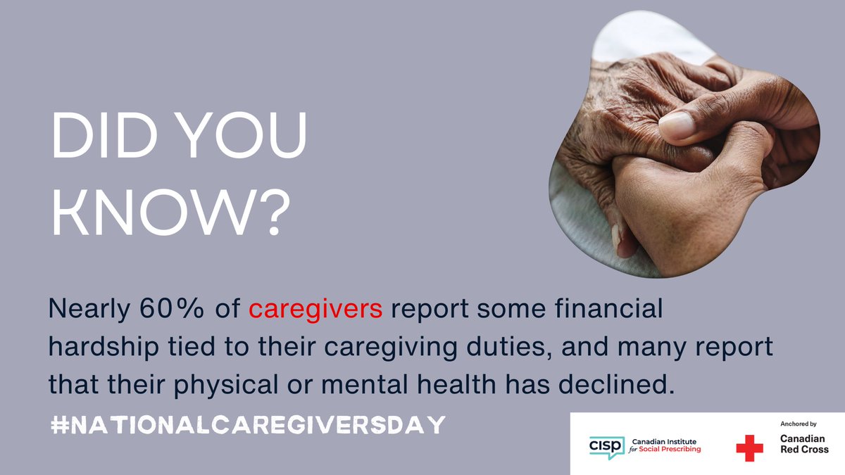 On #NationalCaregiversDay let's recognize the critical role caregivers play and advocate for the support they need. CISP at @redcrosscanada is committed to addressing these challenges in collaboration with @Cdncaregiving #SupportCaregivers 🤝