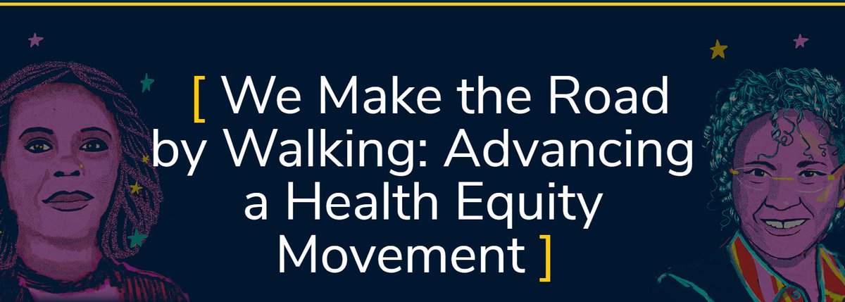 We Make the Road by Walking: Advancing a Health Equity Movement Keynote starting now! youtube.com/watch?v=EekdVp… @umichsph