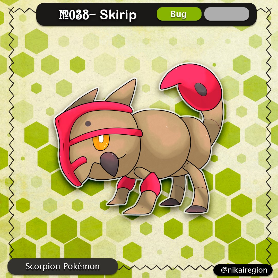 NikaiRegion's tweet photo. ⛩️My fave Fakemon Bug line of my Region!
⛩️Skirip >>> Kendopion
#fakemon #pokemon #kendo #scorpion #japanese #yokai #digitalart #kendosword #sword #fakemonart #pokedex #fakedex #anipoke #japanregion #bugtype #steeltype #pokemonfanart #pokemonlegendsza #nintendo #gamefreak #art https://t.co/Ne8U1W5aSc