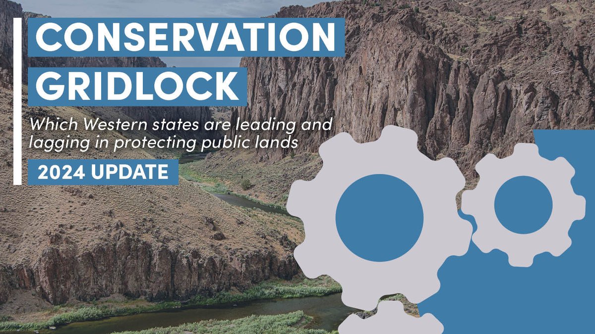 NEW REPORT finds Oregon is falling behind other Western states when it comes to protecting #publiclands. 

Luckily, the largest conservation opportunity in the West is in Oregon—the Owyhee Canyonlands. 

Learn more: westernpriorities.org/wp-content/upl…
 
#ProtectTheOwyhee