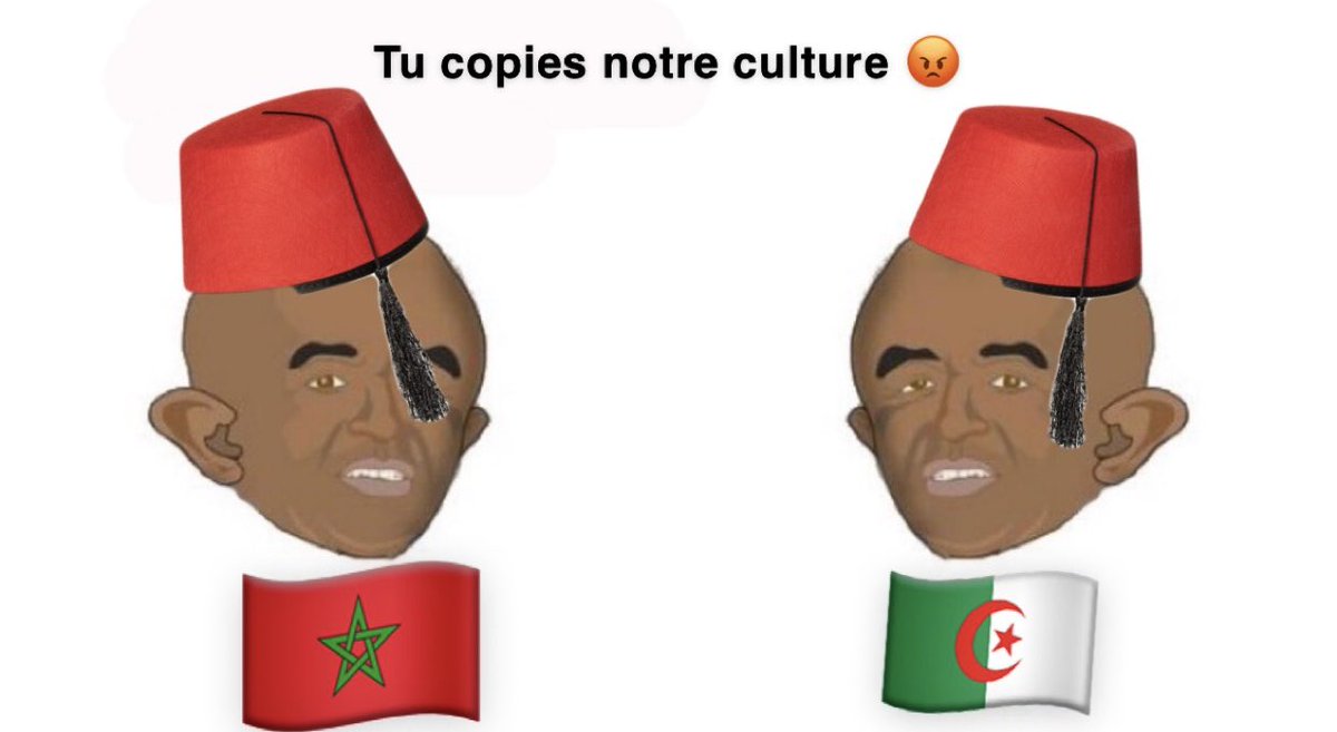 ilyescanor69's tweet photo. Nan le pire c’est les débats qui a inventé le couscous ou les msemens parce que des colons ont tracé une ligne avec un double décimètres https://t.co/S03mHppJ45