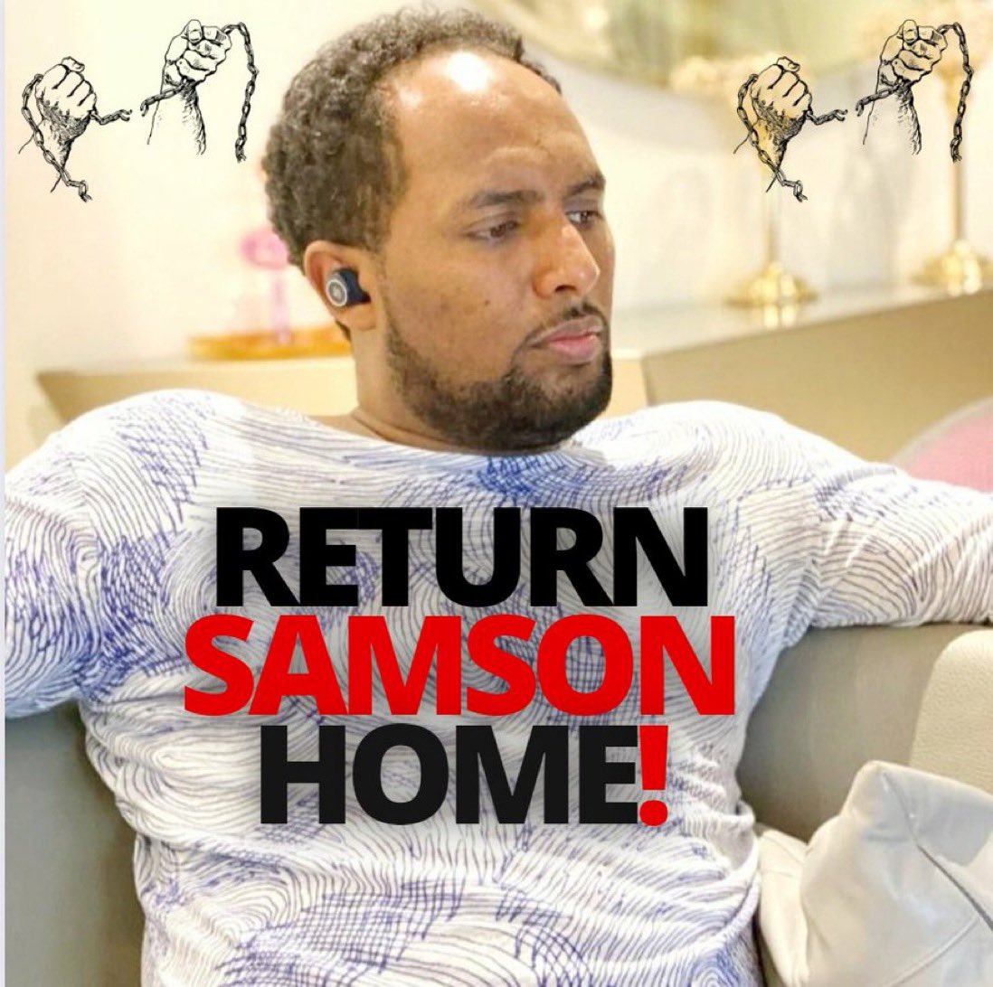 Weyiz21's tweet photo. ๐จ๐๐Silence is not an Answer. the Family deserve your answer @williamruto. They have been asking patiently for 2 years now.
#Justice4SamsonKE
#KenyaIsNotSafe
#BringSamsonHome
@AbiyAhmedAli
@WilliamsRuto @StateHouseKenya @mfaethiopia
@ButaDubi #FreeSamsonKE @_AfricanUnion https://t.co/evSD0OPZu8