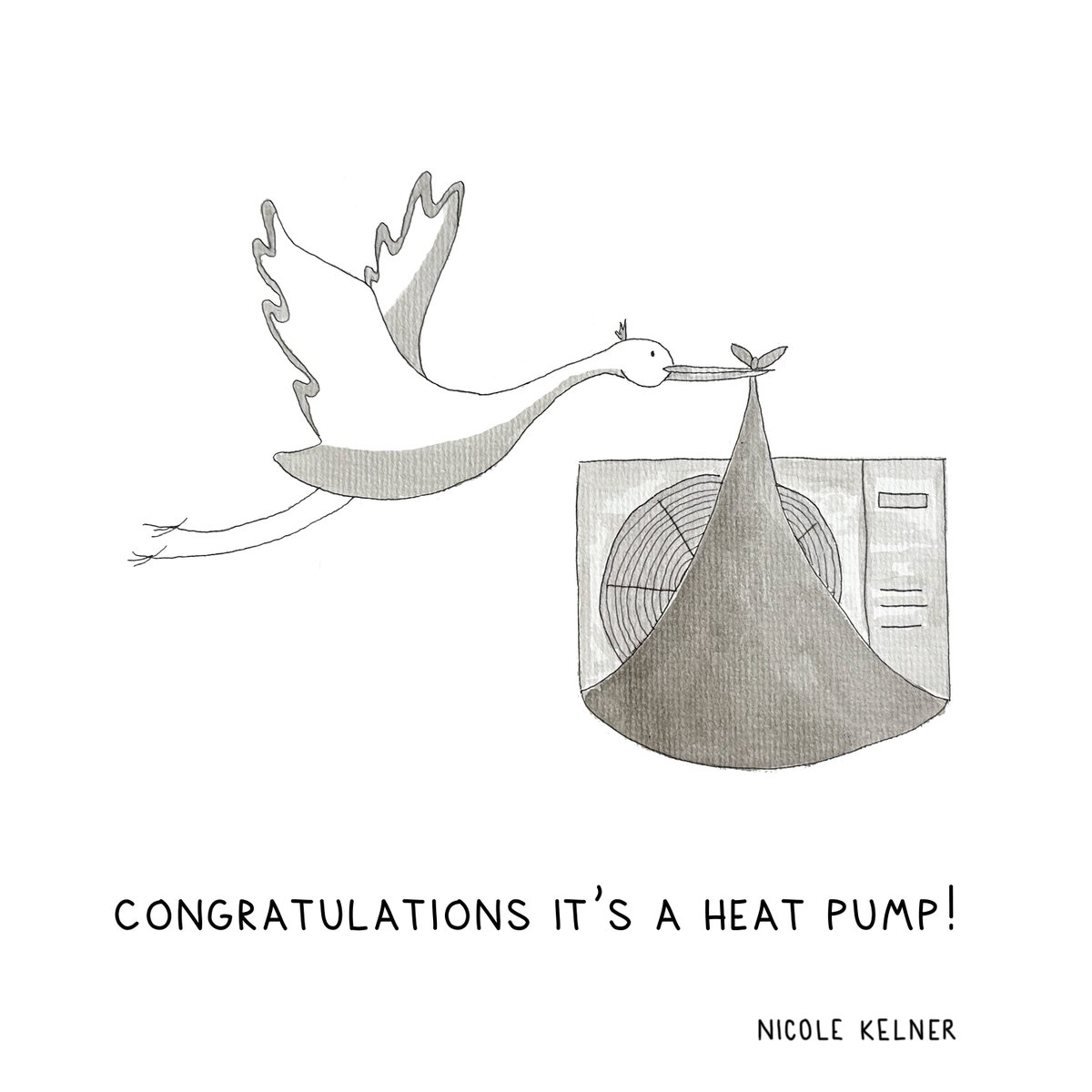 Congratulations it's a heat pump!