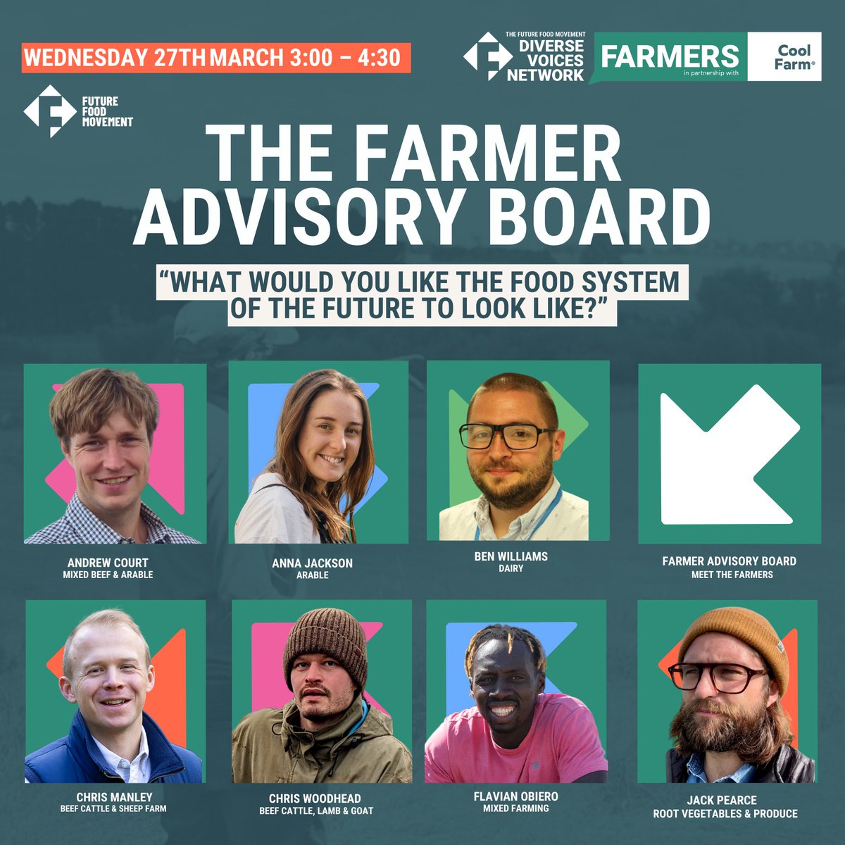 🌾Our second Farmer Advisory Board Meeting @CoolFarmTool 

➨ We asked the group: “What does the ideal future food system look like to you?” and to imagine a food system which is unbroken, fixed, solved in 2030.

Find out the key takeaways: futurefoodmovement.com/ffm-business-l…