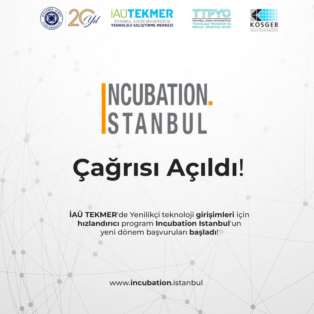 Yenilikçi teknolojiye meraklı mısın? Incubation Istanbul ile fikirlerini hızlandırma zamanı geldi! 🚀 Detaylar için profilimizdeki linke tıkla! 💡 #Teknoloji #Girişimcilik #HızlandırıcıProgram