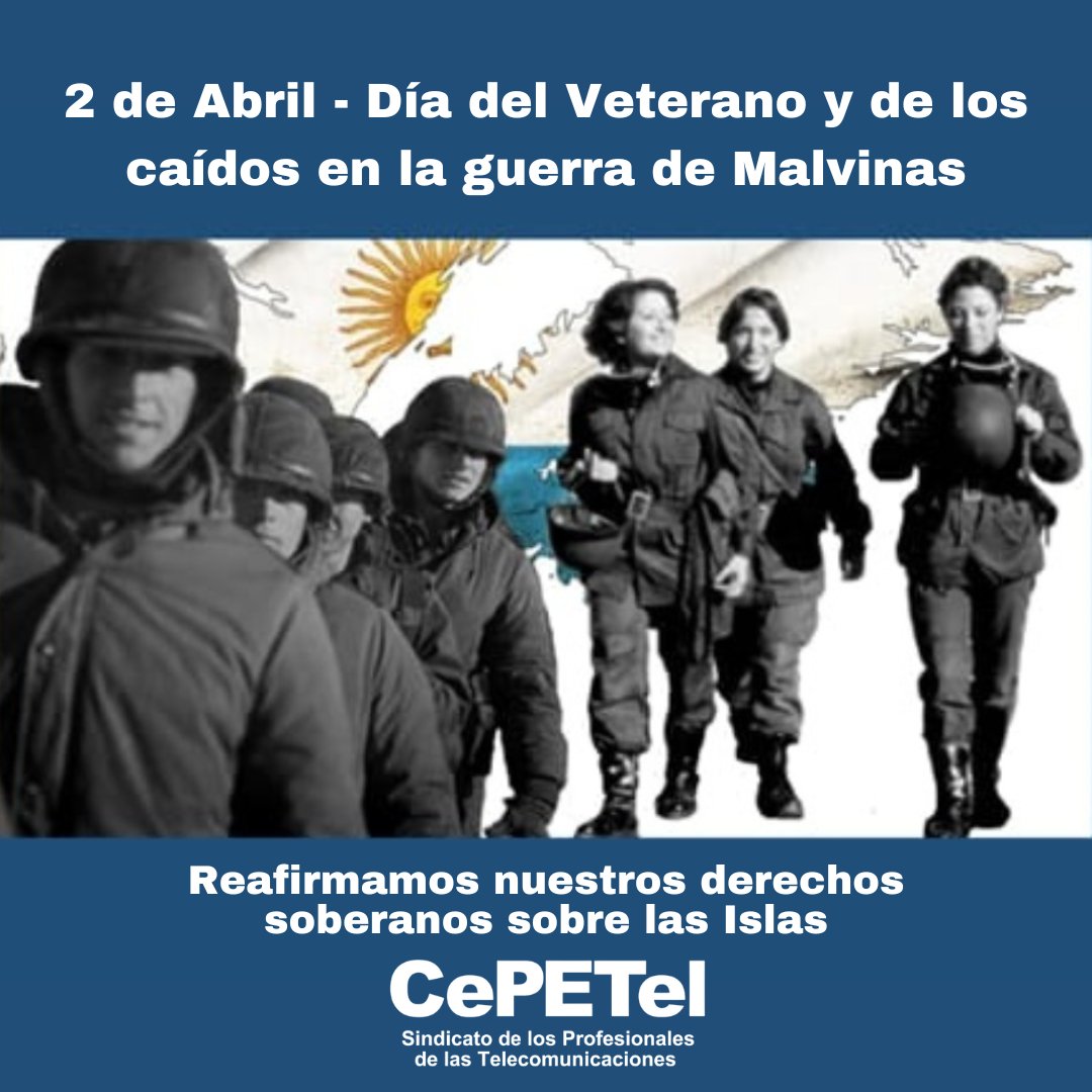 cepetel's tweet photo. #Cepetel #2deAbril #Malvinas https://t.co/I14lrmeWyi