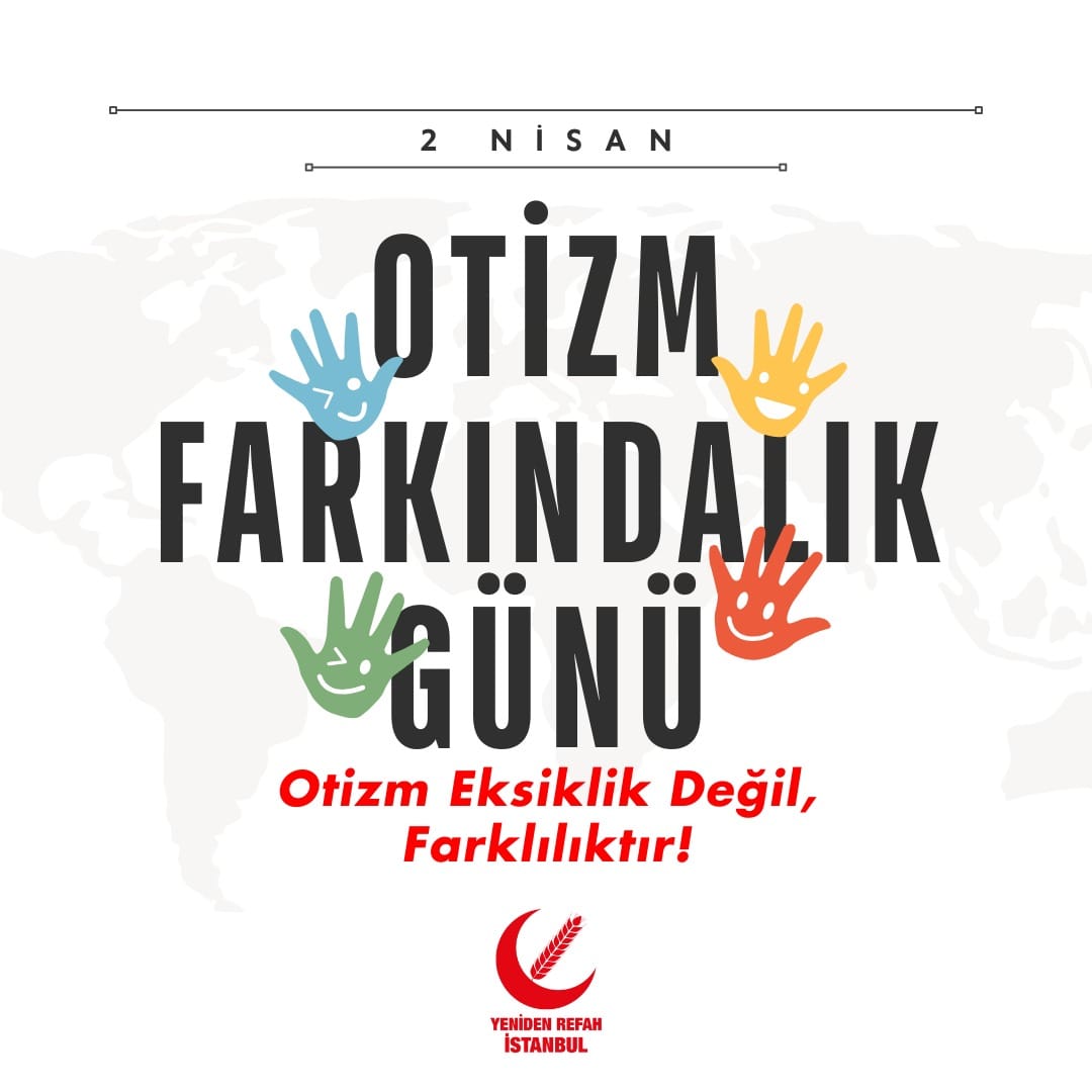 Otizm eksiklik değil, farkındalıktır!

#OtizmFarkındalıkGünü