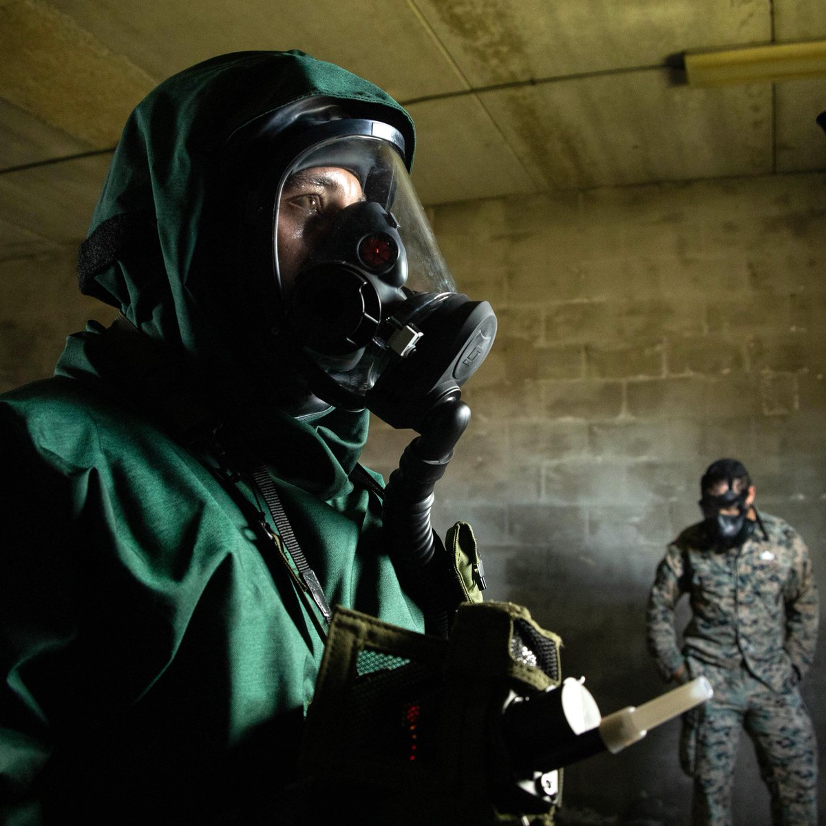 Marines train for everything so they are ready for anything. Chemical, Biological, Radiological, and Nuclear (CBRN) Marines participate in reconnaissance exercises to evaluate their readiness to respond to CBRN incidents.