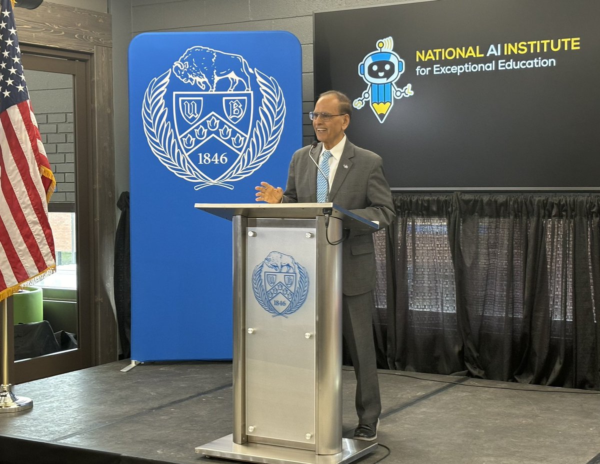 President Satish K. Tripathi: Long before “AI” was on everyone’s lips—and smart devices were on everyone’s wrists—#UBuffalo was already conducting groundbreaking research in machine learning.