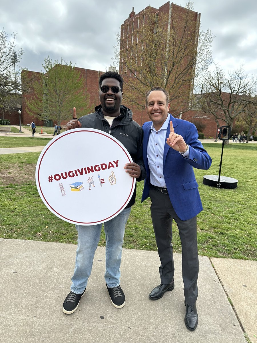 There’s only ONE!

givesooner.org | #OUGivingDay