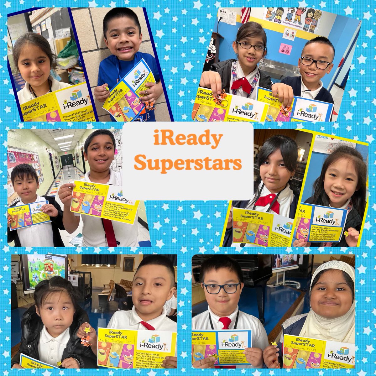 โ.๐. ๐๐๐ โ (@ps152q) on Twitter photo Time to celebrate our iReady Superstars! These students have exceeded their goals! <a href="/nycdistrict30/">District 30</a> <a href="/PauletteEdu/">Paulette Thompson</a> <a href="/CurriculumAssoc/">Curriculum Associates</a> Time to celebrate our iReady Superstars! These students have exceeded their goals! <a href="/nycdistrict30/">District 30</a> <a href="/PauletteEdu/">Paulette Thompson</a> <a href="/CurriculumAssoc/">Curriculum Associates</a>