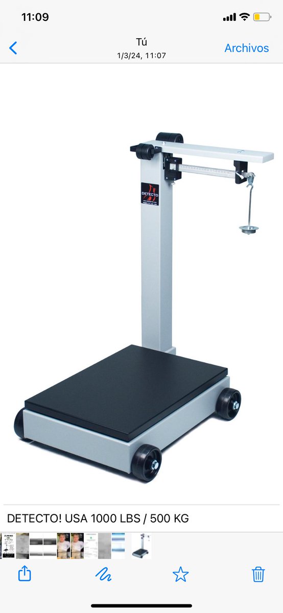sazuram's tweet photo. DETECTO! USA 
1000LBS/500KG
ACERO https://t.co/BoyqolNOdW