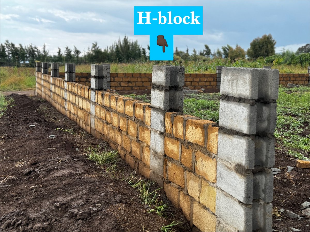 Fencing ? How about a mix of quarry stones & our H-Block as midsection columns for every 3 meters on your fencing . Engage us 0780-955-000