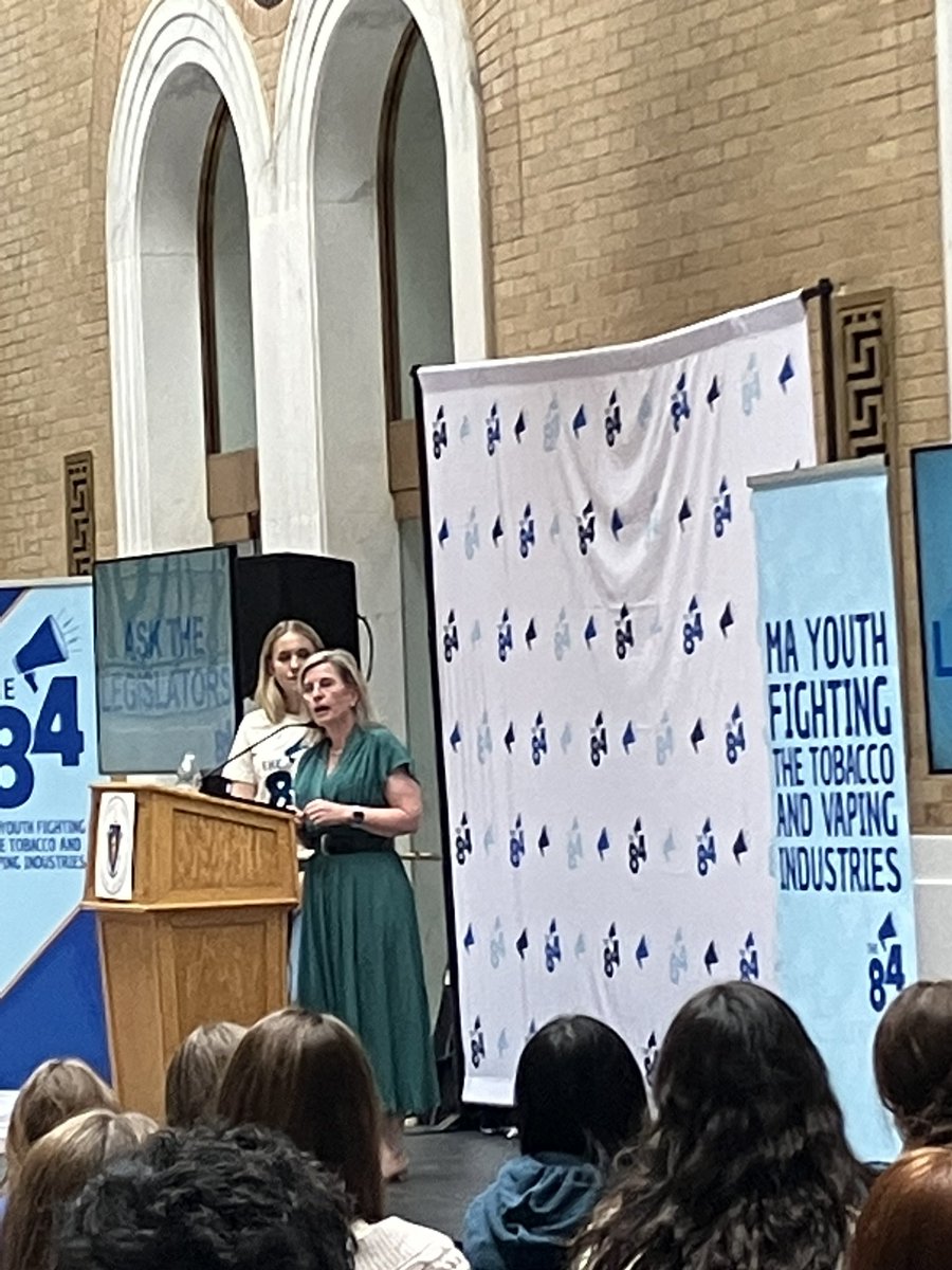 Shout out to @MarjorieDecker for welcoming youth activists from across MA to the statehouse! #kickbuttsday2024