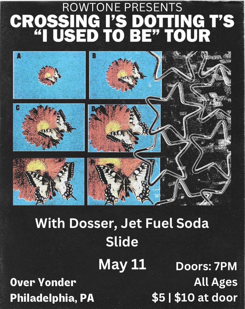Dosser (@dossermd) on Twitter photo Returning to Philly on May 11th w/ <a href="/CIDTband/">Crossing I’s Dotting T’s</a>, <a href="/jetfuelsoda/">Jet Fuel Soda</a>, & Slide.
House show. DM for details. Returning to Philly on May 11th w/ <a href="/CIDTband/">Crossing I’s Dotting T’s</a>, <a href="/jetfuelsoda/">Jet Fuel Soda</a>, & Slide.
House show. DM for details.