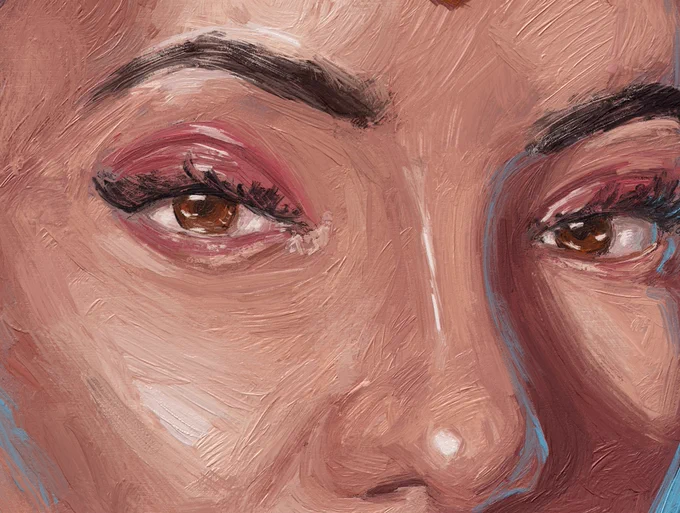 My new painting, a commission.Macy 