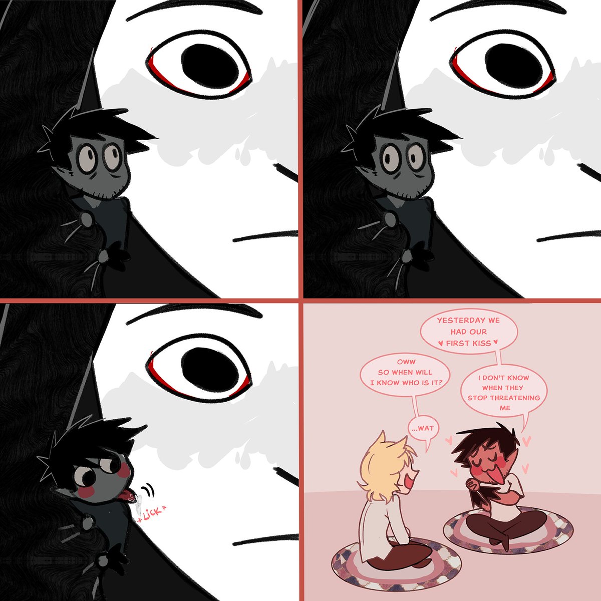 ya lo lamió ya es suyo 
#lalunafalsa #thefakemoon #WebtoonCanvas