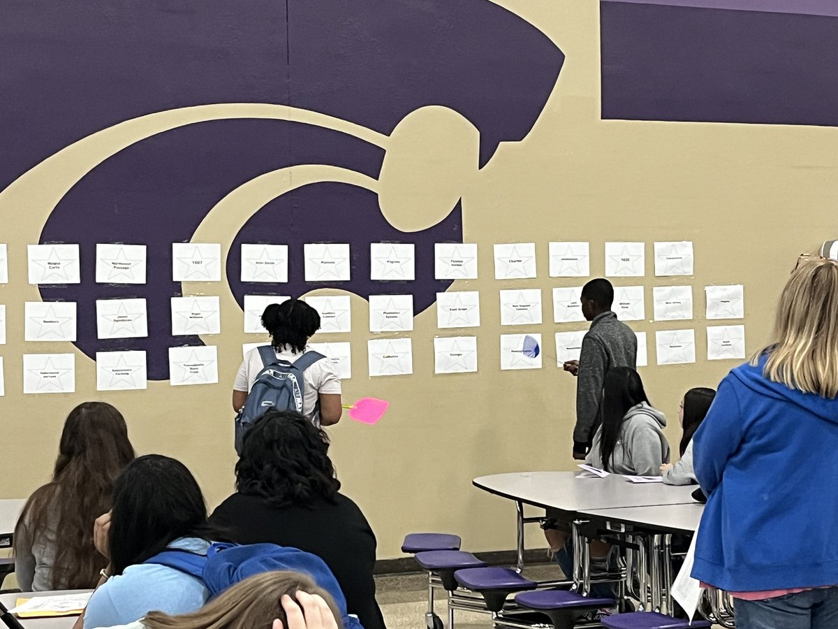MrsBlacksWorld's tweet photo. 8th US History rocking their first day of Blitz as we gear up for STAAR! 
#unstoppableAJH
#wildcats 
@AngletonJH https://t.co/zSlYu4aoxx