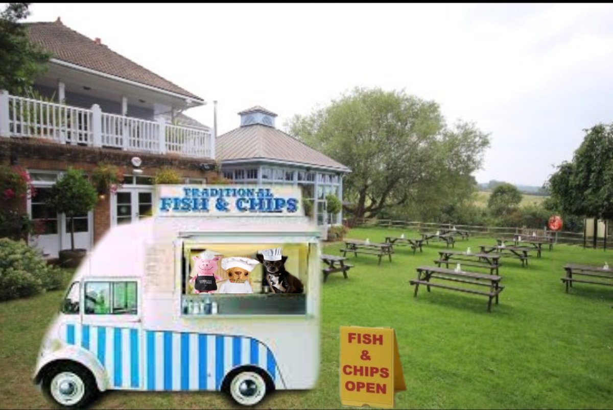 Advance Notice. On Thursday 4th April Ginger & Romeo will be bringing the fish & chip van to #furrytails Traditional freshly cooked fish & chips.