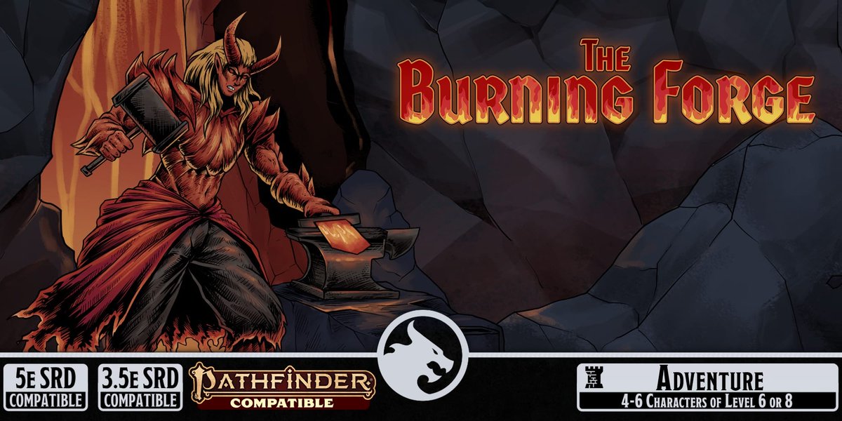 Check out @dragonshorn Studios latest one-shot adventure on Foundry: a fire-and-forge-themed, underground dungeon crawl, full of flaming demons, where adventurers have to stop demonic incursion before the sacred Forge of Forngrim collapses!

Learn more: foundryvtt.com/packages/drgh-…