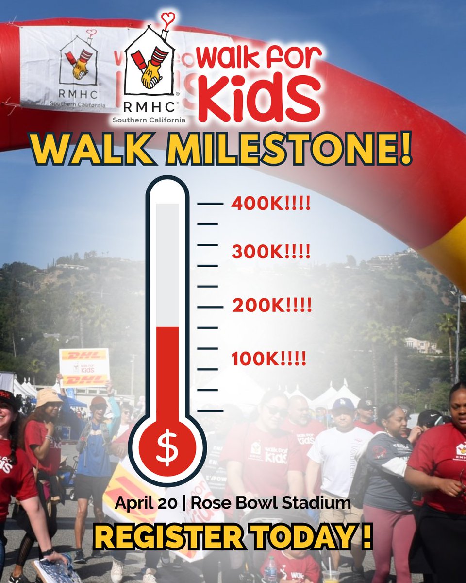 We surpassed a milestone! 🎉 Thanks to your dedication we’ve officially surpassed the 150k fundraising mark! This week we will be giving away a $100 gift card to our top fundraiser of the week! It’s not too late to sign up for Walk! Register and start fundraising today!