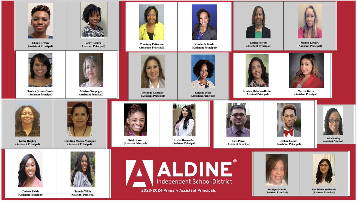 Happy Assistant Principal Week to Aldine ISD's Primary Assistant Principals!! Thank you for all you do on a daily basis, for your passion and commitment to our youngest learners. #LeadershipMatters @JVillarrealAISD @AldineISD @drgoffney @RayMondragon 📷