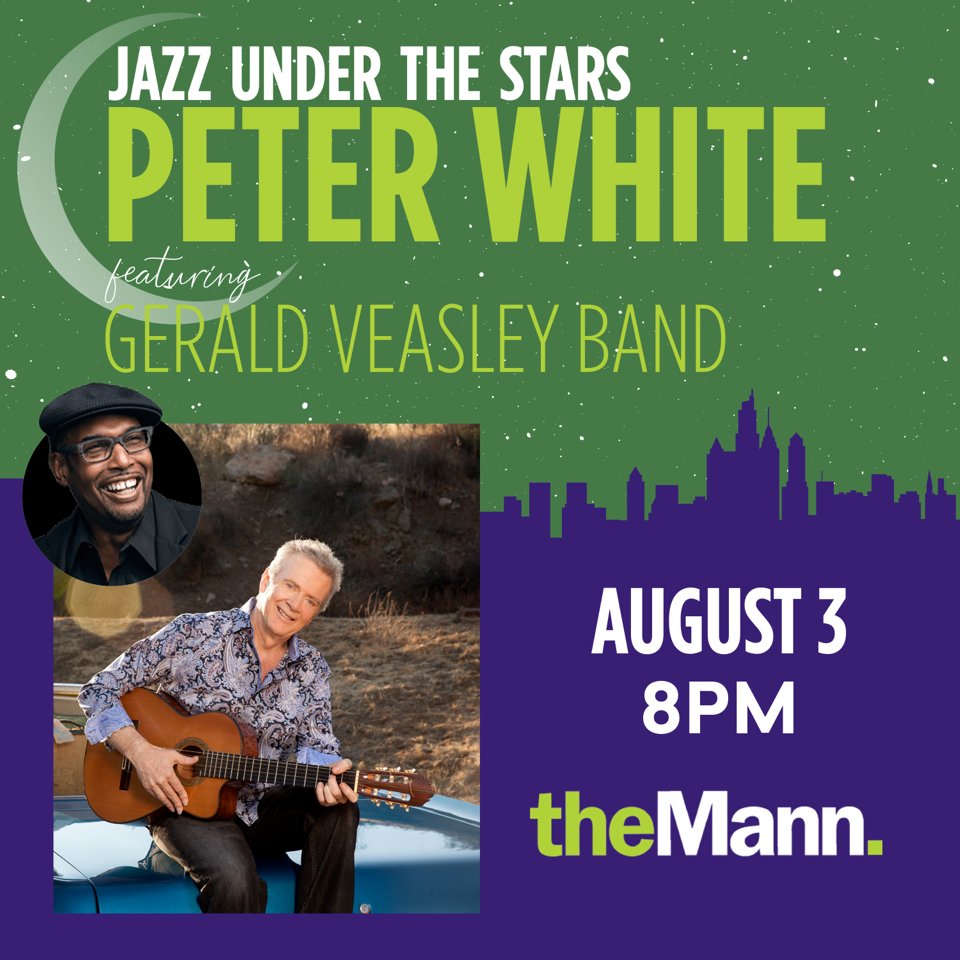 Just announced! I'll be in Philadelphia on Saturday, 8/3.  I’ll be joined by the talented Gerald Veasley Band.
Limited artist presale tickets are available with code ‘LIVE’ beginning Thursday, April 4 @ 10AM at MannCenter.org/Jazz.
Public on sale begins Friday, April 5 @ 10AM