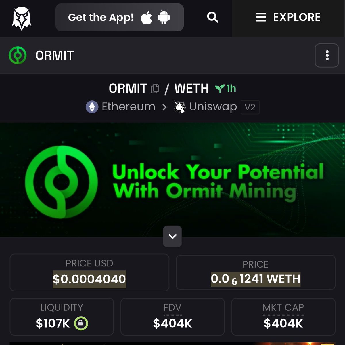 ORMIT MINING tweet media