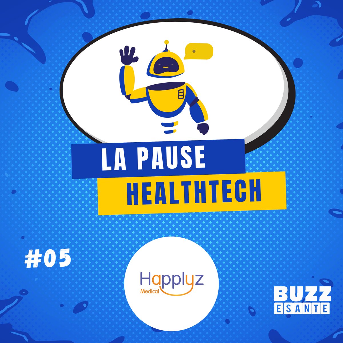 🎙 Cette semaine dans La Pause Healthtech, partons à la découverte de la start-up @HAPPLYZ_Medical et son dispositif connecté Lorio. 🎧 Episode à découvrir et écouter sur @Buzzesante et les plateformes de podcast : smartlink.ausha.co/la-pause-healt… #podcastsante #podcast #healthtech