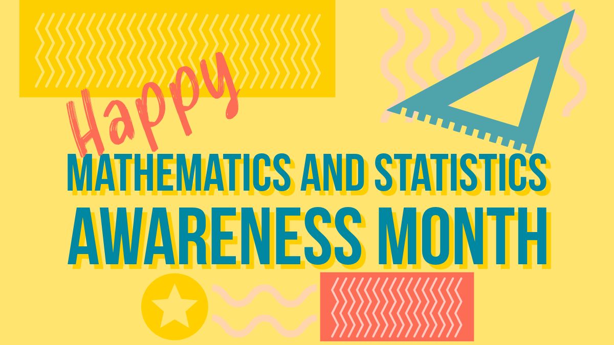 It’s Mathematics and Statistics Awareness Month! 🎉 Looking for ways to celebrate this important month? Well, you’re in luck. We have a collection of ideas in our latest blog post. 

Read more here: buff.ly/3vJdHw3 

#math #mathstatmonth