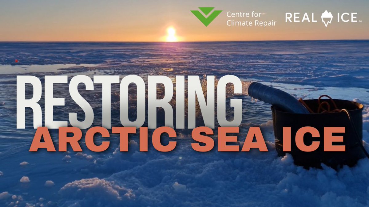 ❄️ Discover our new video that highlights the mission to rejuvenate #Arctic #SeaIce and the novel strategies in action in the high Arctic to mitigate ice loss. ➡️ buff.ly/3U0iFhj #ClimateSolutions #ArcticPreservation #ClimateRepair