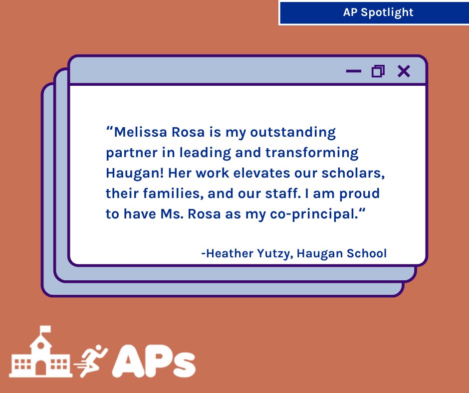 TheFundChicago's tweet image. Assistant Principal Appreciation Week is in full swing, and it&apos;s time to spotlight AP Rosa! Want to honor your favorite AP? Fill out the form below. #CPSrunsonAPs #APpreciationWeek
bit.ly/43L8osU